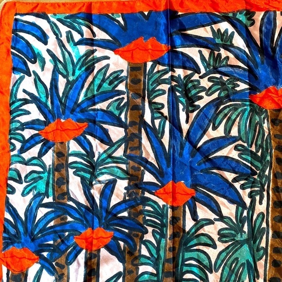 Women’s Limited Edition Function of Beauty Satin Scarf by Artist Kendra Dandy - Picture 2 of 7